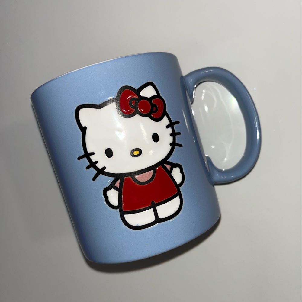 HELLO KITTY MUG BLUE!